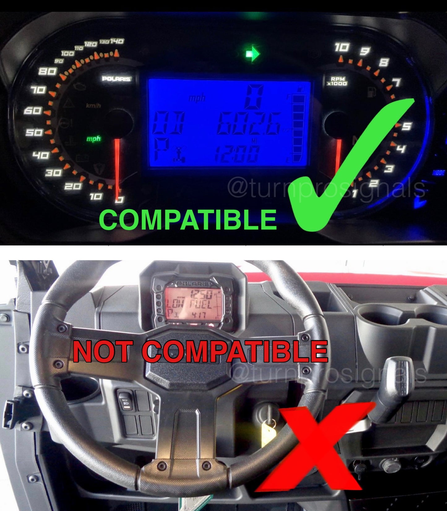 Dealer 2016-25 Polaris Ranger Models Plug & Play Signal System