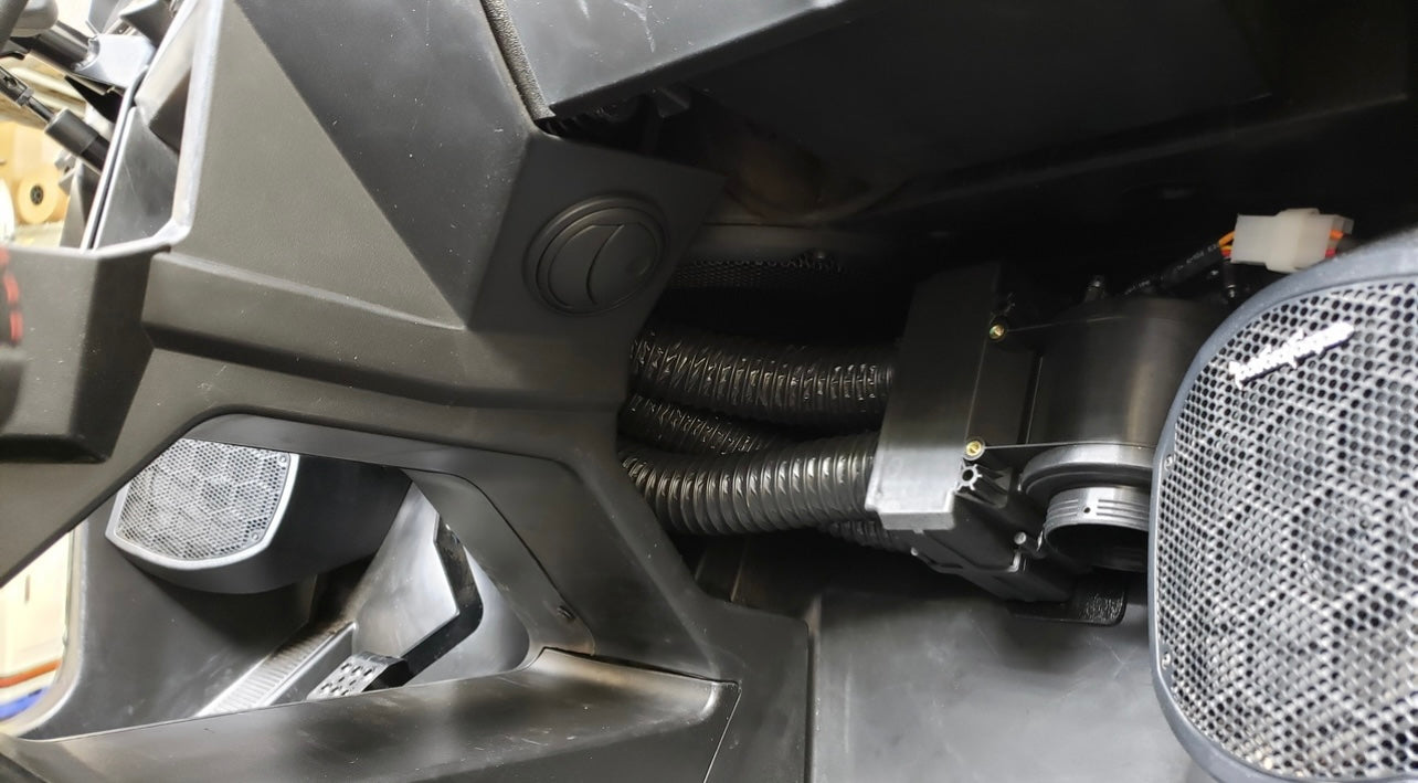 Ice Crusher Cab Heater Polaris General 1000 (2016-2022) with Rockford Fosgate Subwoofer and Defrost