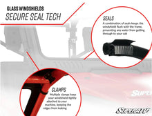 Load image into Gallery viewer, YAMAHA WOLVERINE RMAX 1000 GLASS WINDSHIELD
