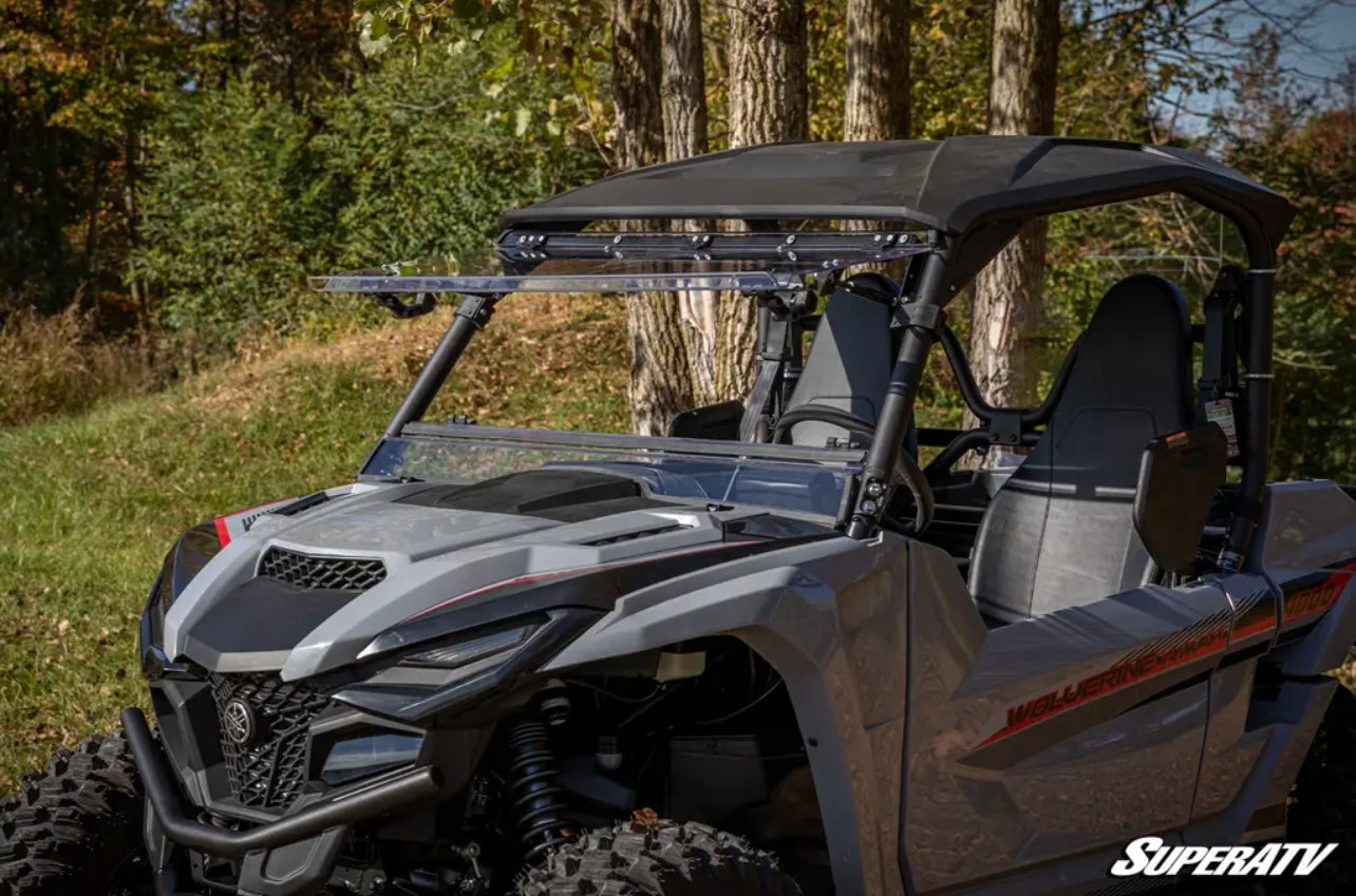 YAMAHA WOLVERINE RMAX SCRATCH RESISTANT FLIP WINDSHIELD