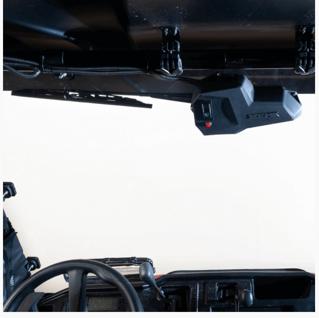 Seizmik Windshield Wiper and Washer Kit for Hard Coated Polycarbonate Windshields