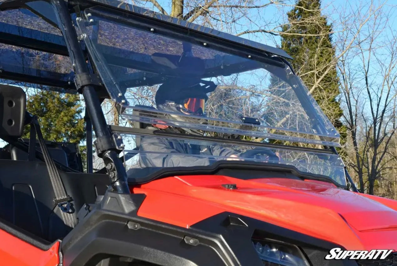 HONDA PIONEER 1000 SCRATCH-RESISTANT FLIP WINDSHIELD