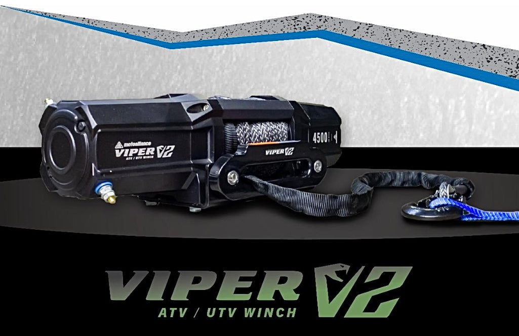 Honda Viper UTV Winch - V2 Wide Spool