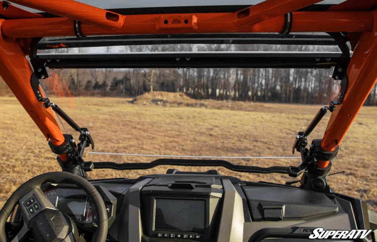POLARIS RZR PRO R SCRATCH-RESISTANT FLIP WINDSHIELD