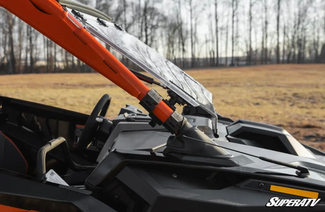 POLARIS RZR PRO R SCRATCH-RESISTANT FLIP WINDSHIELD