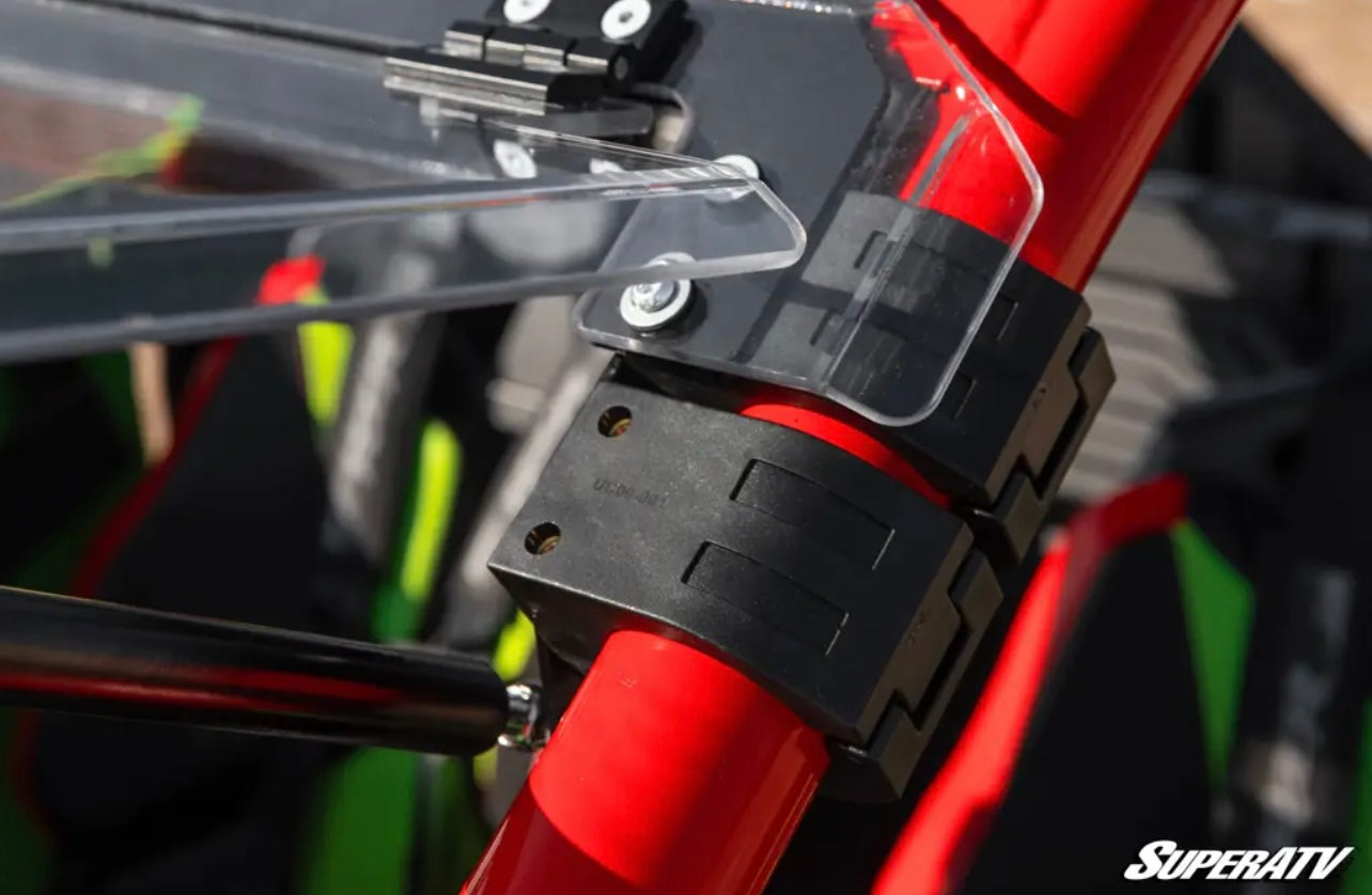 POLARIS RZR PRO R SCRATCH-RESISTANT FLIP WINDSHIELD