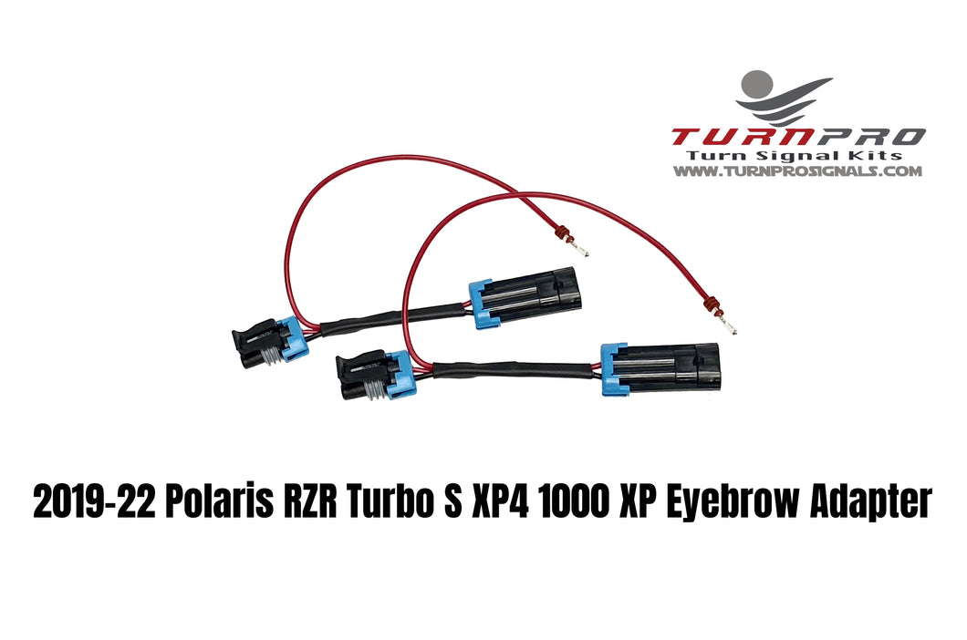 2PC 2019-22 Turbo S XP4 1000 XP RZR Eyebrow Wiring Adapter