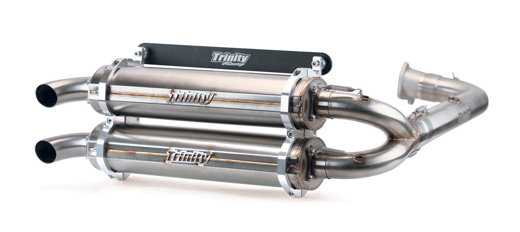 TRINITY RACING STAINLESS STEEL RZR TURBO / S FULL SYSTEM