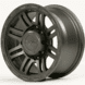 Load image into Gallery viewer, 14&quot;-15&quot; Falcon Ridge Gun Metal Gray SBL-8S Simulated Beadlock Wheel Set w| Lug Nuts
