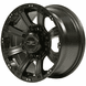 Load image into Gallery viewer, 14&quot;-15&quot; Falcon Ridge Matte Black CI-8S Wheel Set w| Lug Nuts
