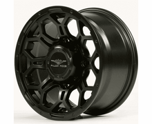 Load image into Gallery viewer, 14&quot;-15&quot; Falcon Ridge Matte Black HC-8S Wheel Set w| Lug Nuts
