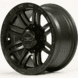 Load image into Gallery viewer, 14&quot;-15&quot; Falcon Ridge Matte Black SBL-8S Simulated Beadlock Wheel Set w| Lug Nuts
