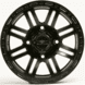 Load image into Gallery viewer, 14&quot;-15&quot; Falcon Ridge Matte Black SBL-8S Simulated Beadlock Wheel Set w| Lug Nuts
